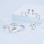 Bague Pavé CZ en Argent Sterling 925 Élégante pour Femmes