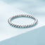 925 Sterling Silver Oxidized Ring for Women - Size 6.0