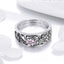 Anillo de Compromiso Elegante de Plata Esterlina S925 - Talla 6.0