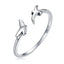 Anillo de Compromiso de Plata Oxidada S925 de 0.15cm