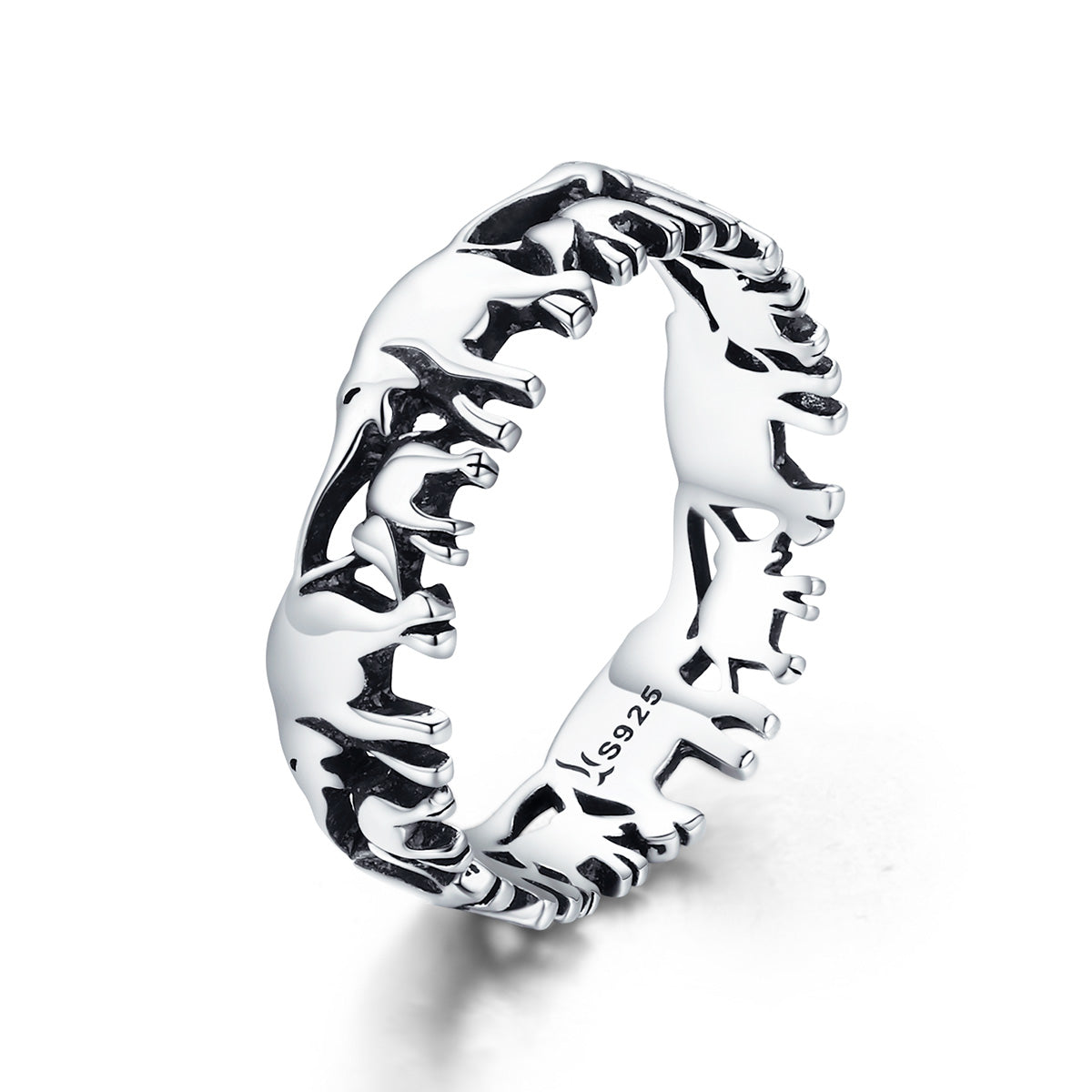 Elegant 925 Sterling Silver Ring Size 6 for Women