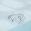 Anillo oxidado de plata esterlina S925 para hombres