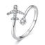 Anillo de Compromiso Elegante de Plata Esterlina 925 con CZ