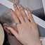 Bague en Opale Nanomètre en Argent Sterling 925 Élégante