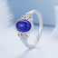 Bague élégante en argent sterling 925 avec verre transparent - Taille 6.0