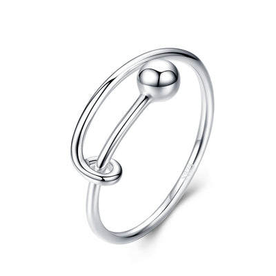 Elegant 925 Sterling Silver Engagement Ring for Women