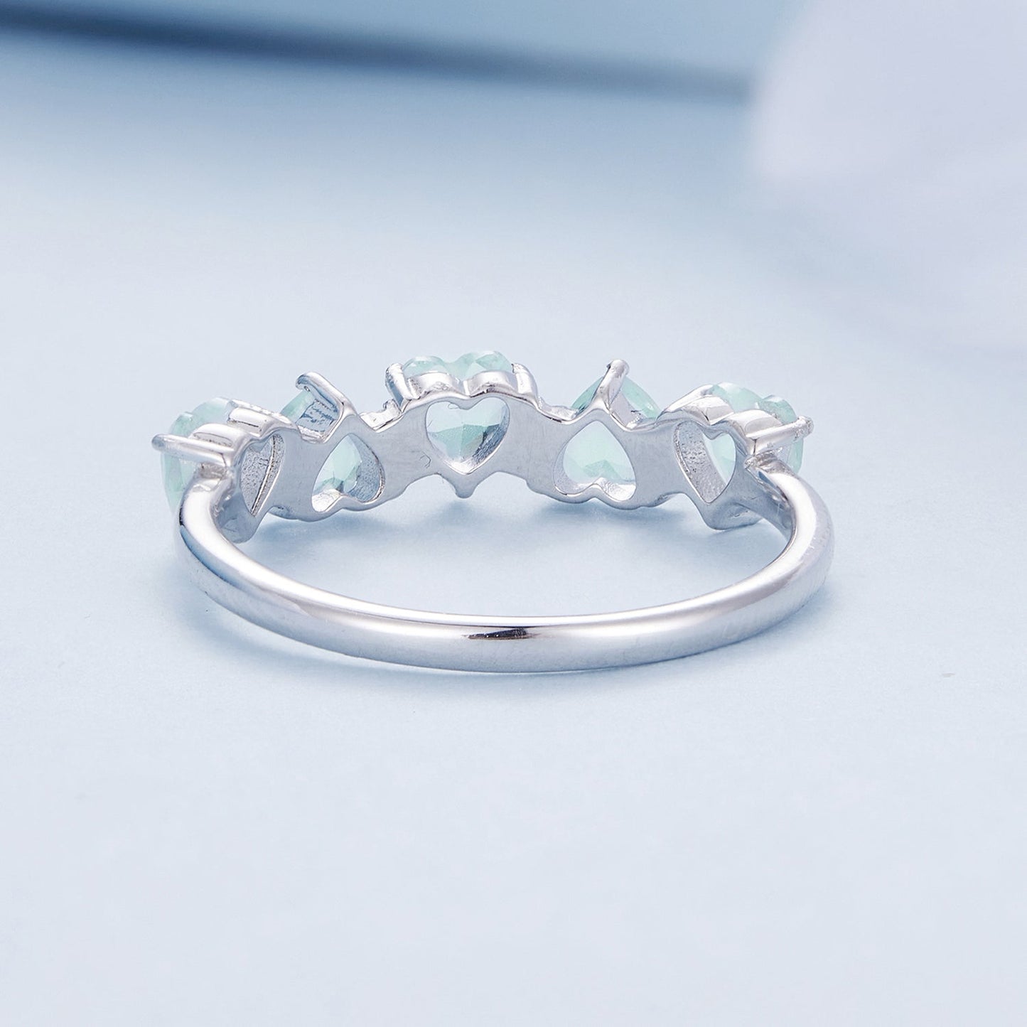 Anillo de Compromiso Elegante de Plata Esterlina 925 con CZ Engastado en Pavé