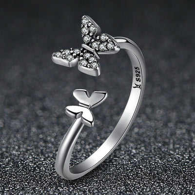 Elegant 925 Sterling Silver Engagement Ring for Women