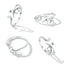 Elegant 925 Sterling Silver Oxidized Ring for Women