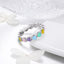 Bague de fiançailles élégante en argent sterling 925 - Taille 5.0