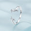Anillo oxidado de plata esterlina S925 para hombres