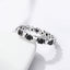 Bague de fiançailles en argent sterling 925 - Design élégant pour femmes