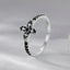 925 Sterling Silver Enamel Pendant Ring for Women