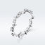 Anillo de Compromiso Elegante de Plata Esterlina 925 para Mujeres - Talla 6.0