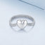 Elegant 925 Sterling Silver Engagement Ring for Women