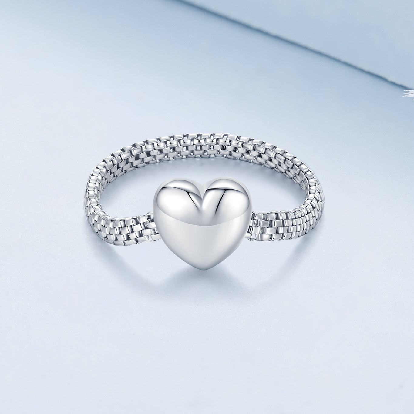 Elegant 925 Sterling Silver Engagement Ring for Women