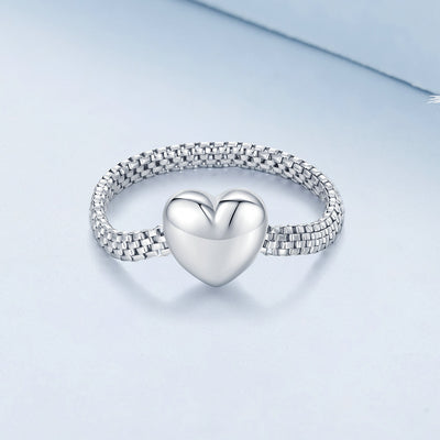 Elegant 925 Sterling Silver Engagement Ring for Women