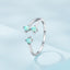 Anillo de Ópalo Translúcido de Plata Esterlina 925 para Mujeres