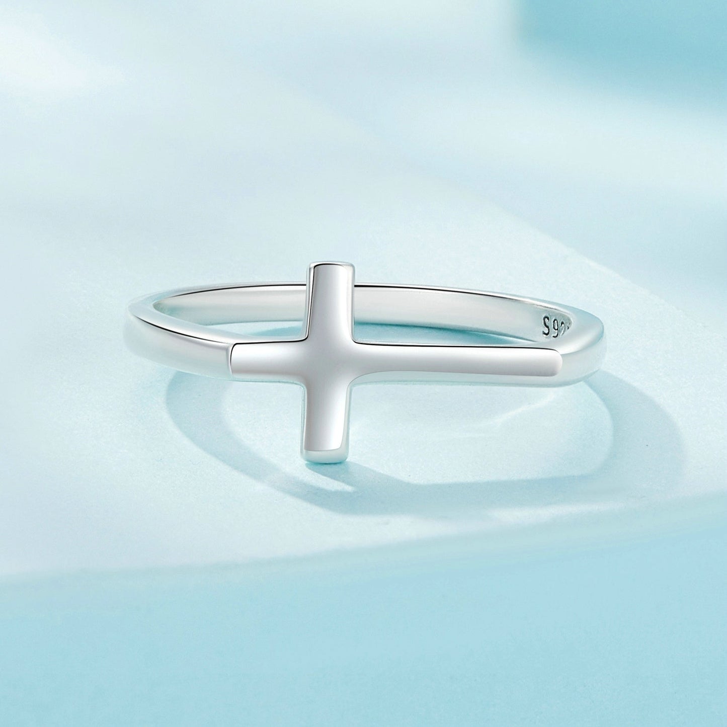 Anillo de Compromiso de Plata Esterlina 925 Oxidada de 1.7mm para Mujeres - Talla 6.0