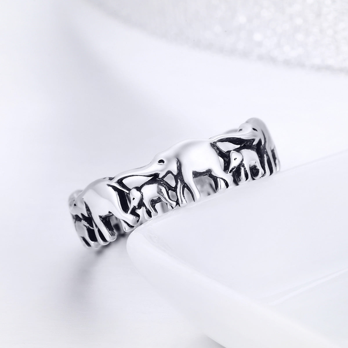 Elegant 925 Sterling Silver Ring Size 6 for Women