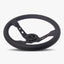 The Daytona Steering Wheel | Premium Black Leather & Anodized Spokes - Korvel