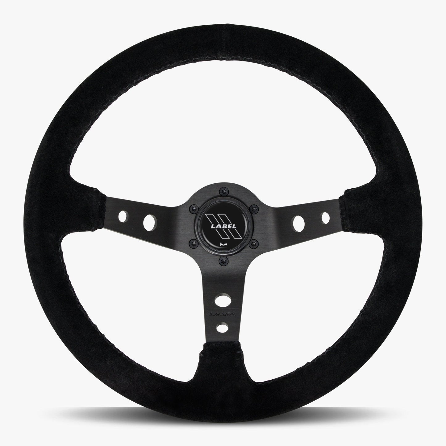 The Daytona Steering Wheel | Luxurious Black Alcantara & Anodized Finish - Korvel