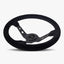 The Daytona Steering Wheel | Luxurious Black Alcantara & Anodized Finish - Korvel