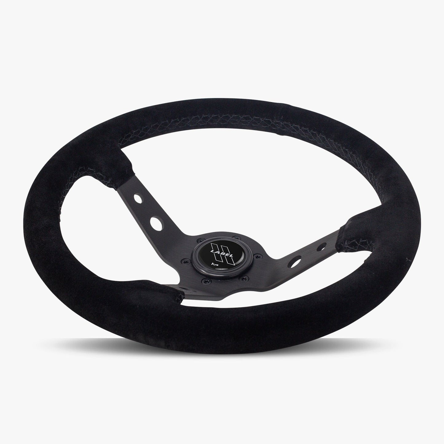 The Daytona Steering Wheel | Luxurious Black Alcantara & Anodized Finish - Korvel