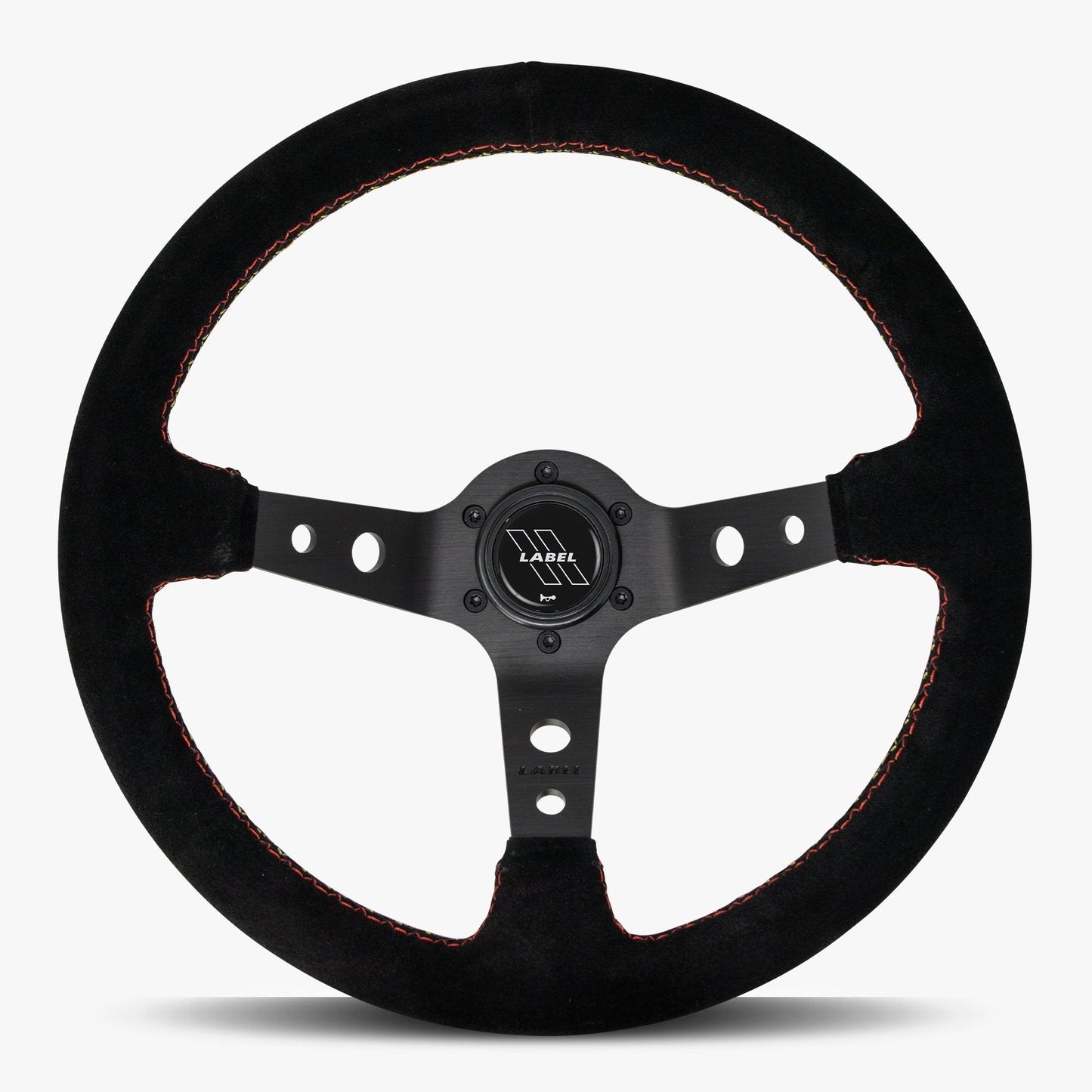 The Daytona Steering Wheel | Premium Black Alcantara & Anodized Finish - Korvel