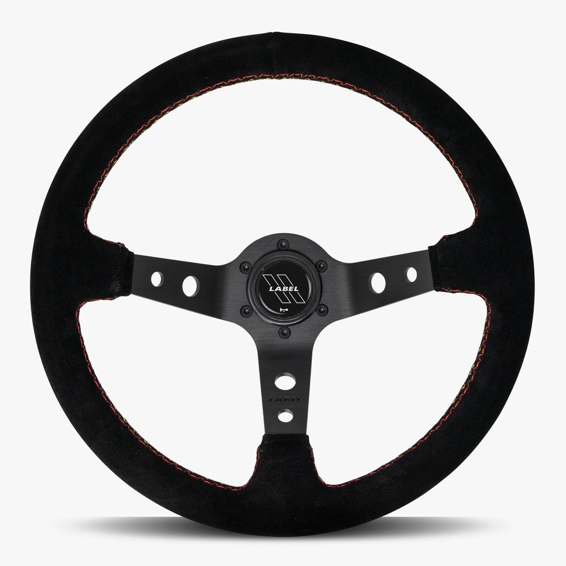 The Daytona Steering Wheel | Premium Black Alcantara & Anodized Finish - Korvel