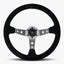 Le volant Daytona | Alcantara suédine noire et rayons en graphite