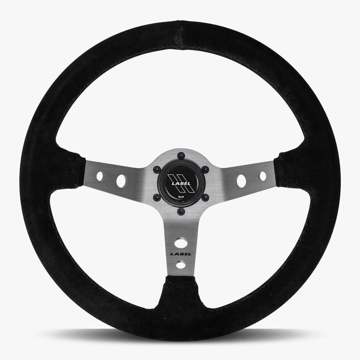 Le volant Daytona | Alcantara suédine noire et rayons en graphite