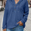Drawstring Dropped Shoulder Long Sleeve Hoodie - Korvel