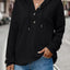 Drawstring Dropped Shoulder Long Sleeve Hoodie - Korvel