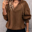 Drawstring Dropped Shoulder Long Sleeve Hoodie - Korvel