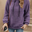 Drawstring Long Sleeve Hoodie - Korvel