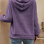 Drawstring Long Sleeve Hoodie - Korvel