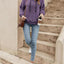 Drawstring Long Sleeve Hoodie - Korvel