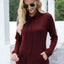 Drawstring Mock Neck Raglan Sleeve T-Shirt - Korvel