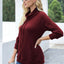 Drawstring Mock Neck Raglan Sleeve T-Shirt - Korvel