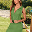 Drawstring Sleeveless Hooded Knit Dress - Korvel
