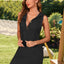 Drawstring Sleeveless Hooded Knit Dress - Korvel
