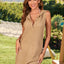 Drawstring Sleeveless Hooded Knit Dress - Korvel