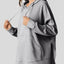 Drawstring Slit Long Sleeve Hoodie - Korvel