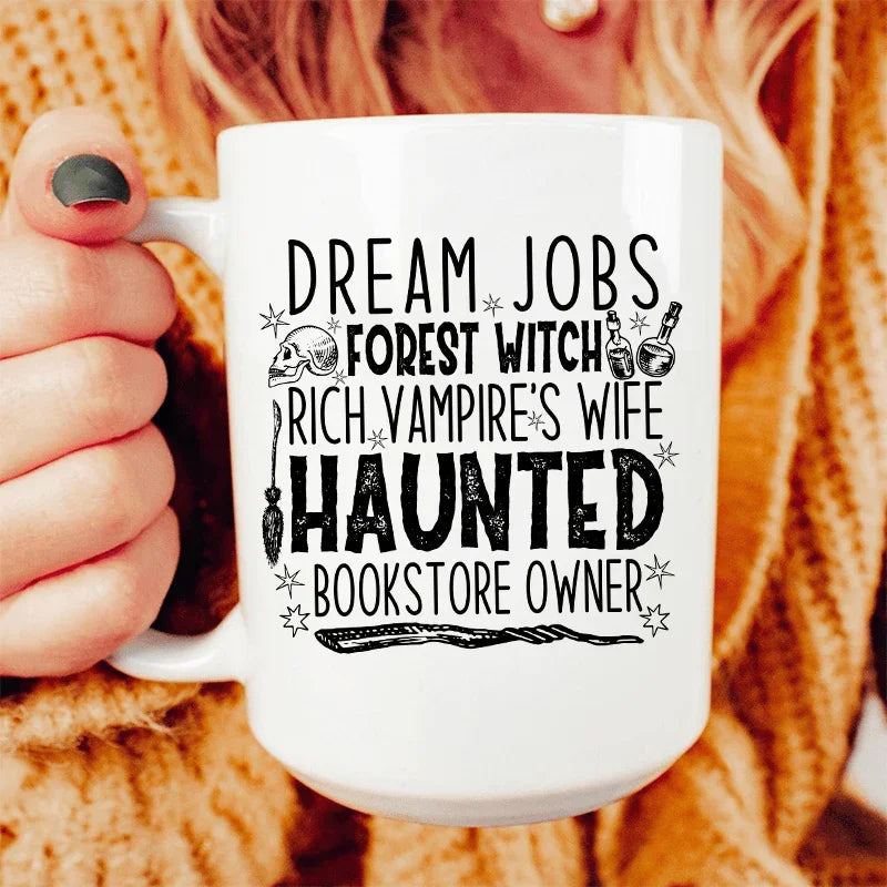 Dream Jobs Halloween Ceramic Mug - 15 oz