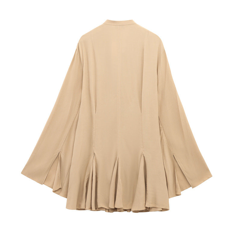 Robe Slim Fit Élégante pour Femmes en Abricot