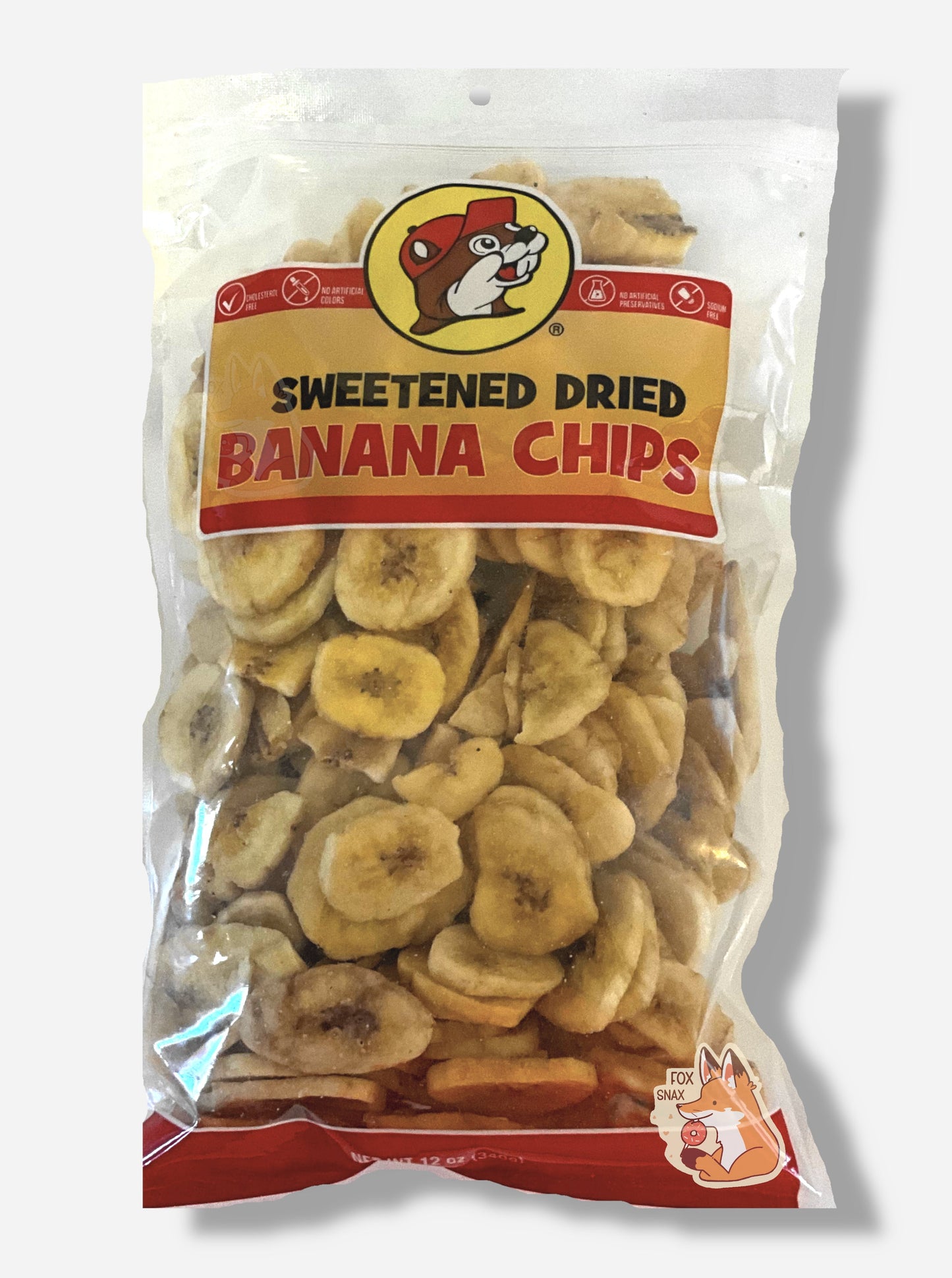Chips de banane séchées sucrées Buc-ee's - 12 oz