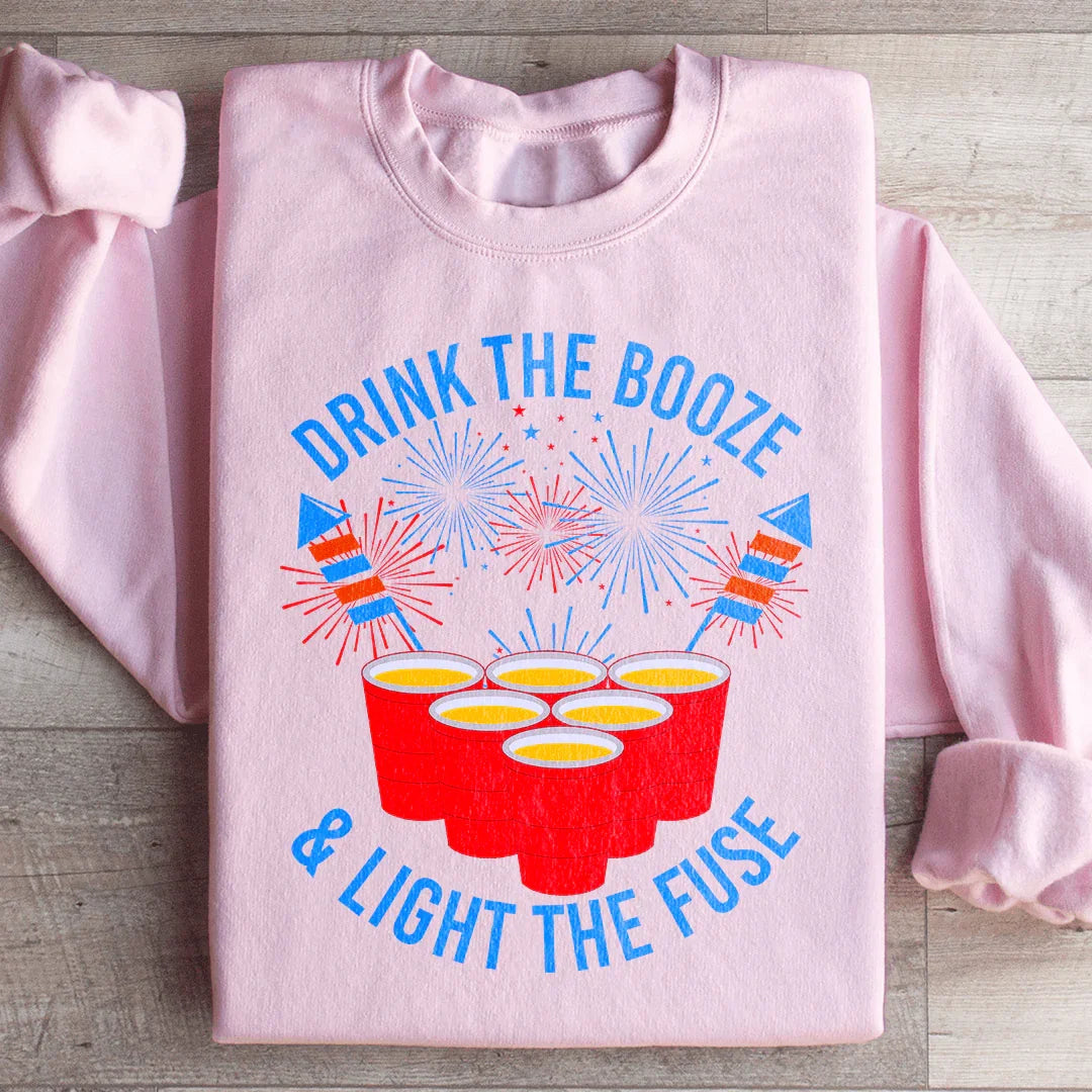 Sudadera "Bebe el alcohol y enciende la mecha"