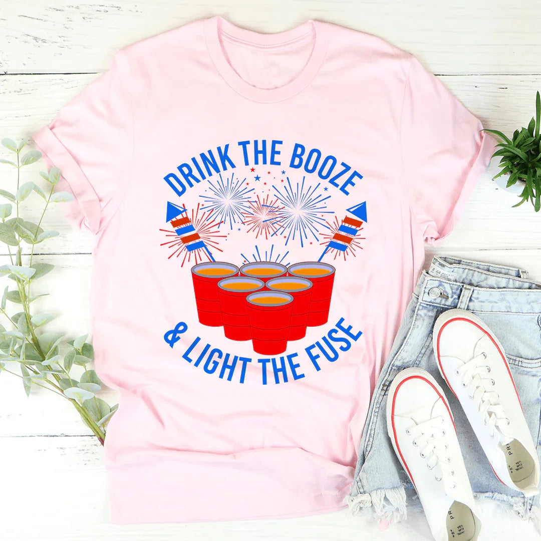 Drink The Booze & Light The Fuse Tee - Korvel