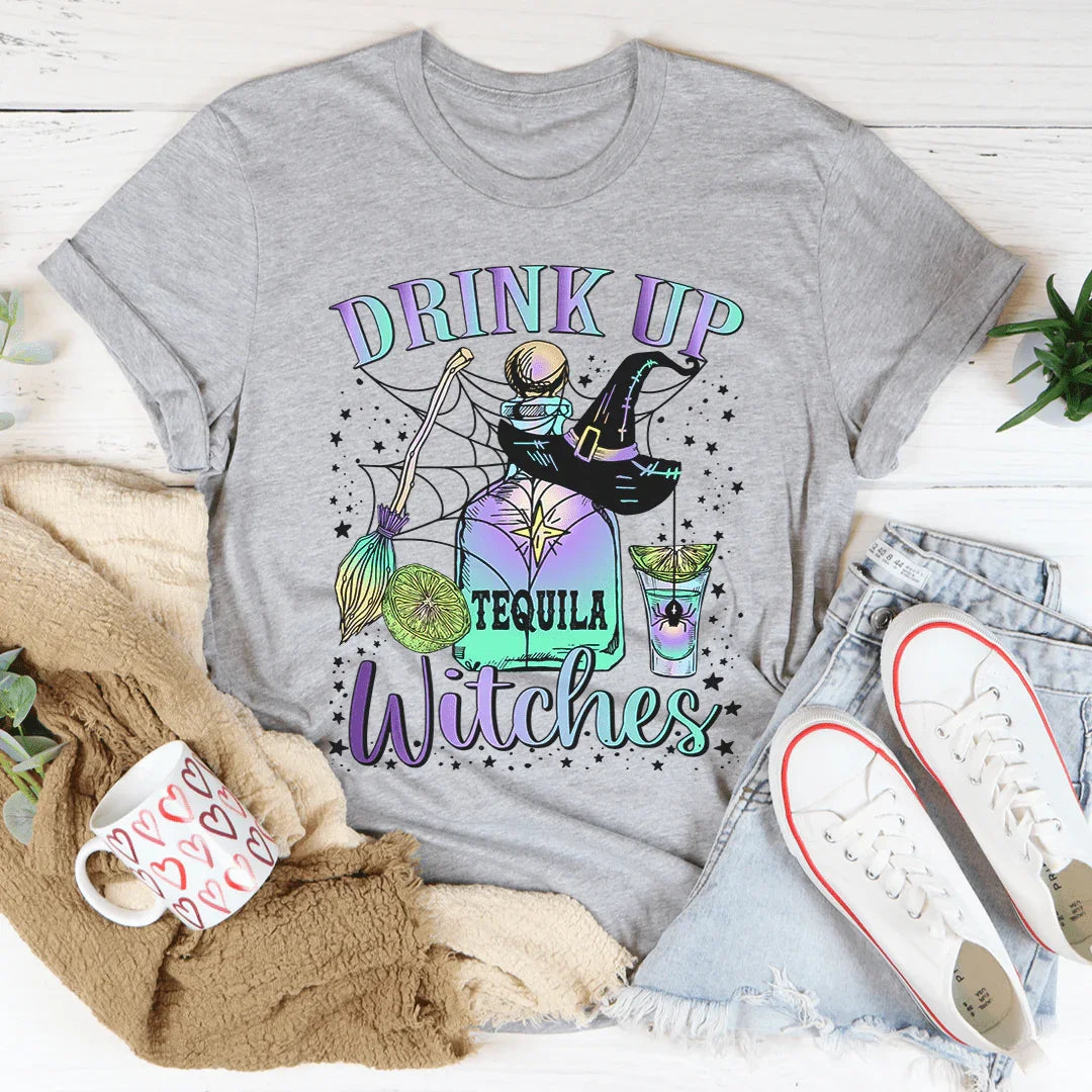 Drink Up Witches Tequila Tee - Korvel